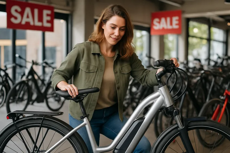 Pak je voordeel: scherpe aanbiedingen voor dames elektrische fietsen met middenmotor