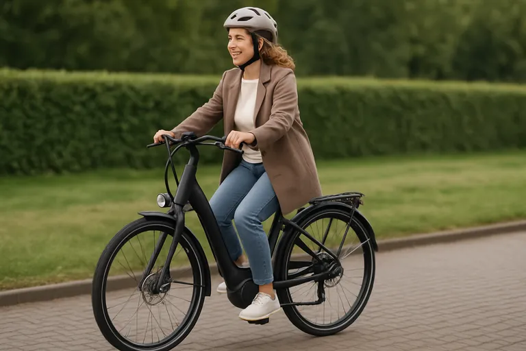 Frame, maat en zitpositie bij een elektrische fiets lage instap dames