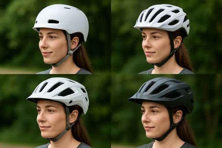 Soorten dames fiets helmen voor elke rit