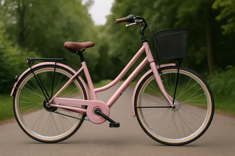 Typen roze damesfietsen