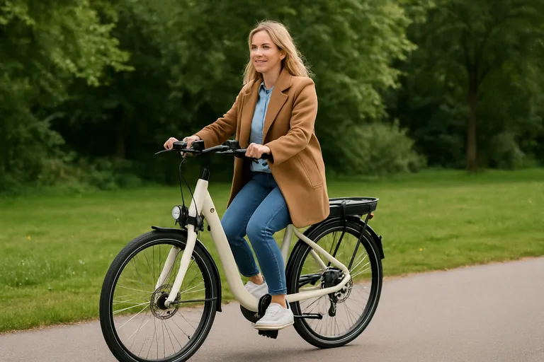 Wat is een elektrische fiets voor dames met lage instap