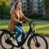 Retro charme met elektrische ondersteuning: de stijlvolle damesfiets voor elke dag